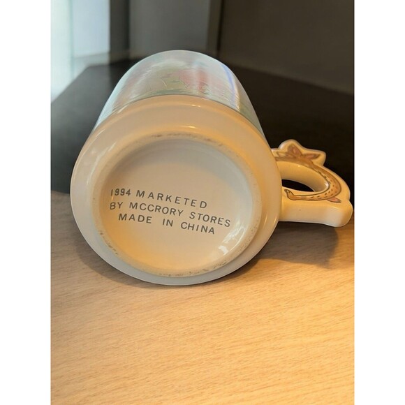 Vintage Peter Rabbit Cottontail Easter Bunny Coffee Tea Mug Cup Bunny Handle - Picture 6 of 6